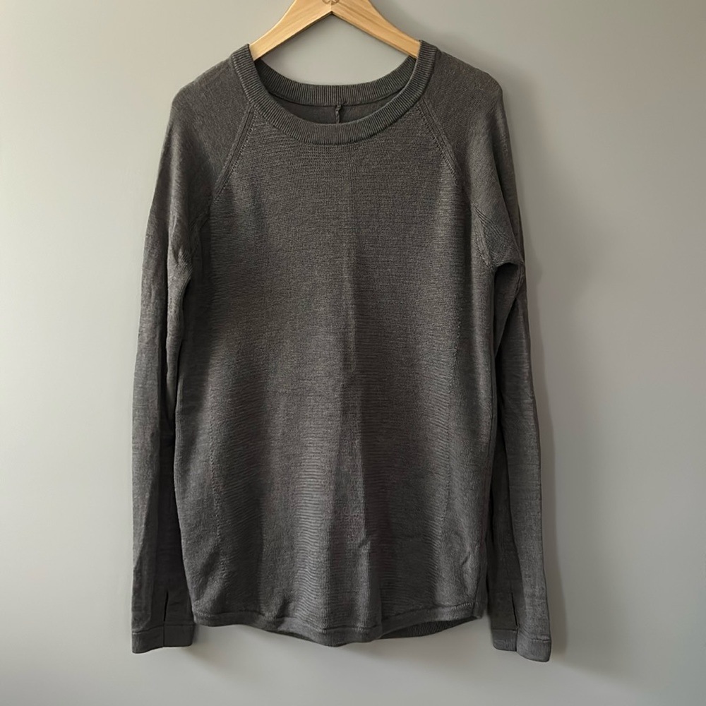 Lululemon Sit in Lotus Sweater Sz 10/12‎ EUC